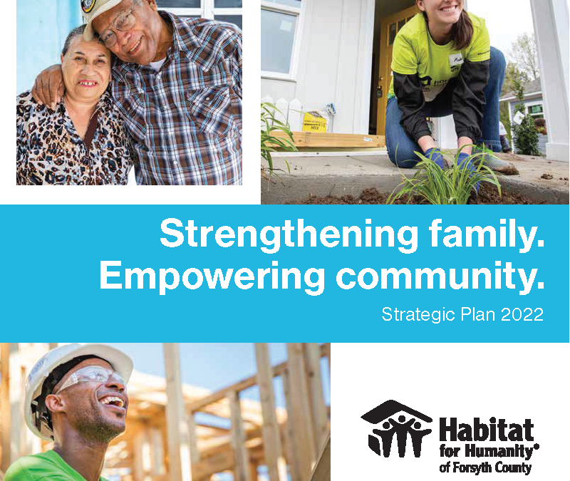 Strategic Plan 2022: Strengthening family. Empowering community.