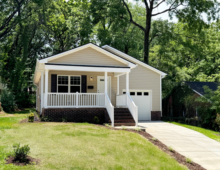 A Habitat for Humanity home in Forsyth County, NC